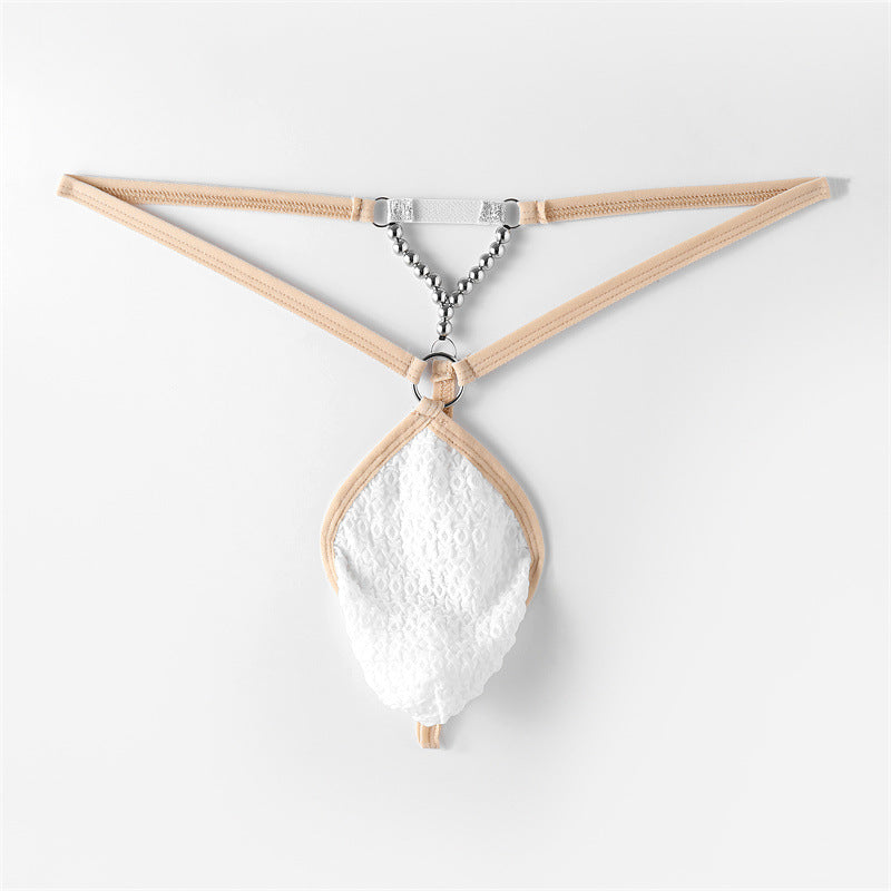 Mesh Bead Chain Bed Flirting Thong