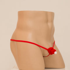 Hollow-Out Free Christmas Thong
