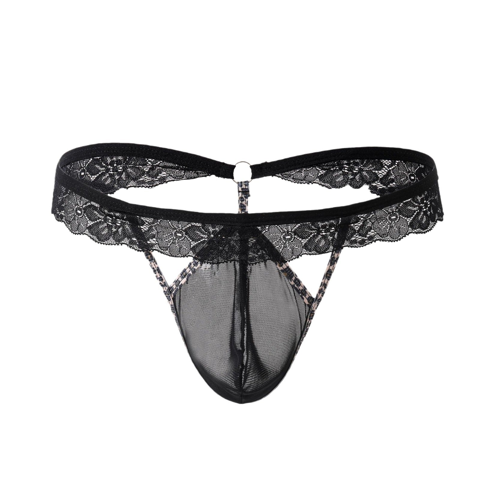 Lace Floral Print Passion Thong