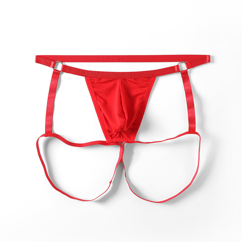 Straps Leggings Hollow Solid Thong
