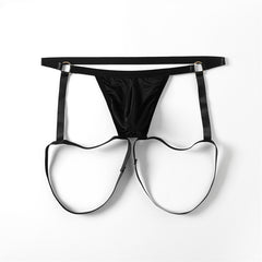 Straps Leggings Hollow Solid Thong