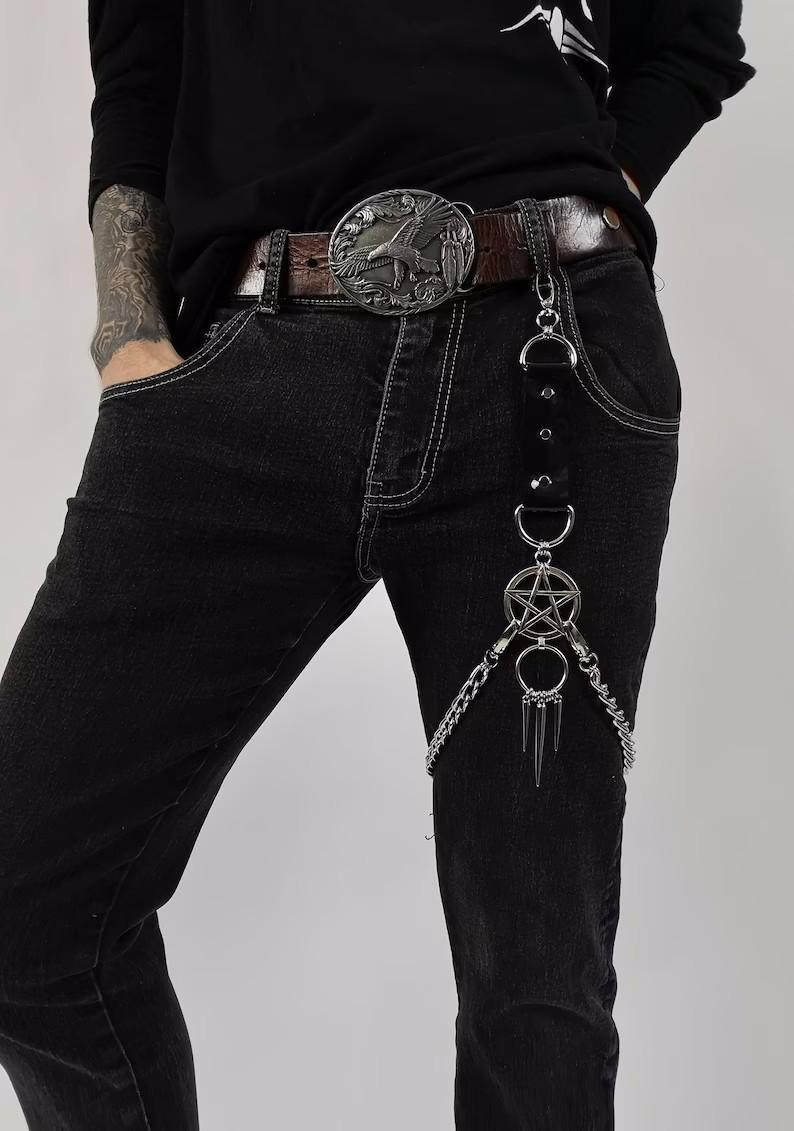 Punk Rock Leather Thigh Straps