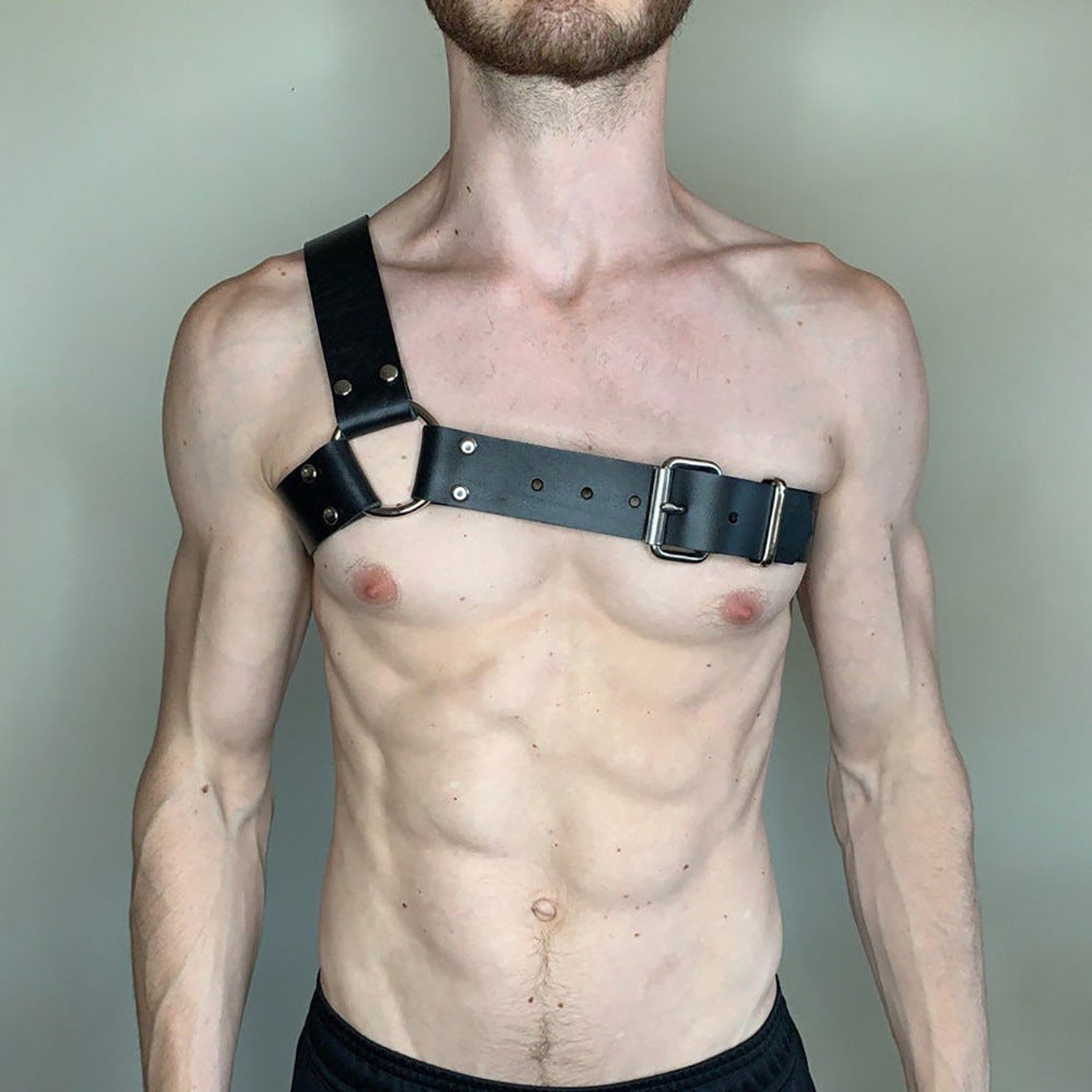 Diablo Body Restraint Leather Belt