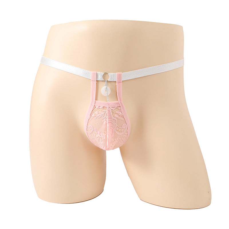 Lace Belt Safety Buckle T-Pants