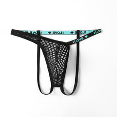 Translucent Mesh Fishing Net T-Pants
