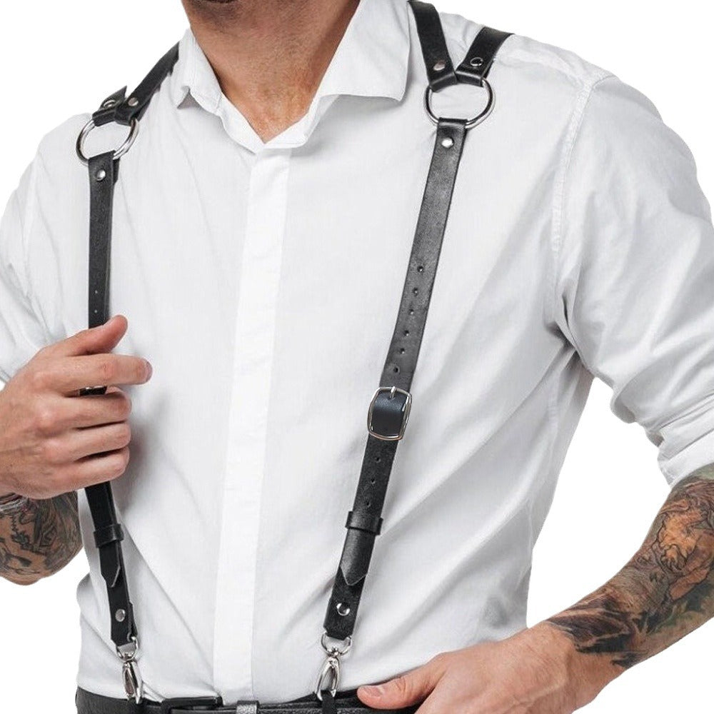 Adjustable British Casual Shirt Suspenders