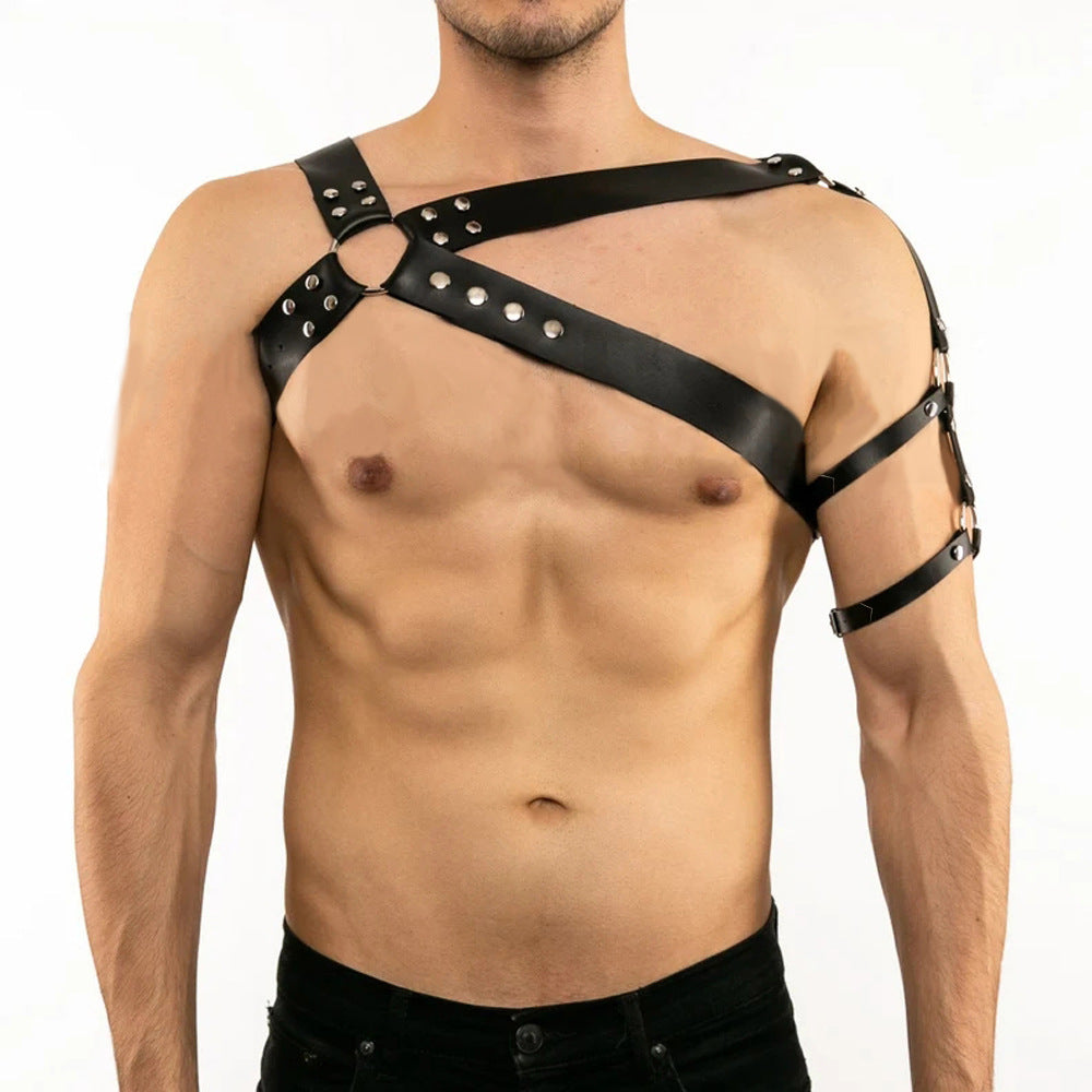 Tight Binding Leather Body Straps
