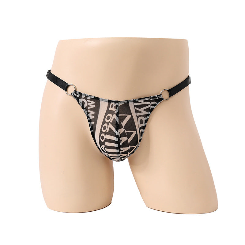 Suspender Leopard Mesh All-Inclusive Wild T-Pants