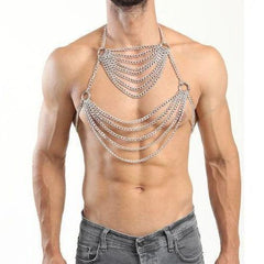 Hollow Body Chain Bondage Harness