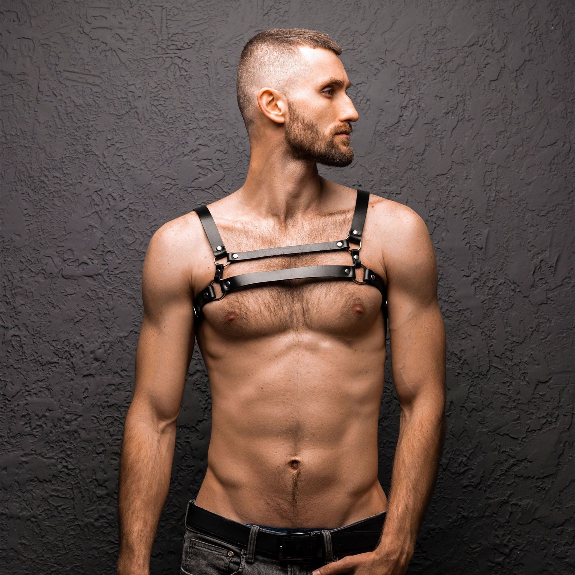 Adjustable Nightclub Chest Shoulder Straps
