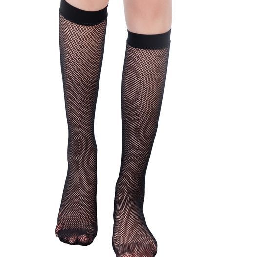Jacquard Tube Style Hollow Fishnet Bodystocking