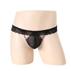 Lace Floral Print Passion Thong