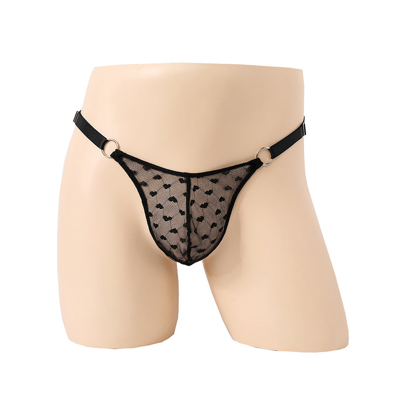 Suspender Leopard Mesh All-Inclusive Wild T-Pants