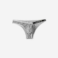 Translucent Mesh High Fork U-Convex Briefs