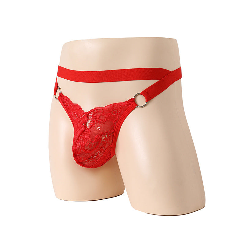 Lace Elastic Passion Thong