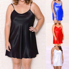Silky Smooth Satin V-Neck Sleep Chemise