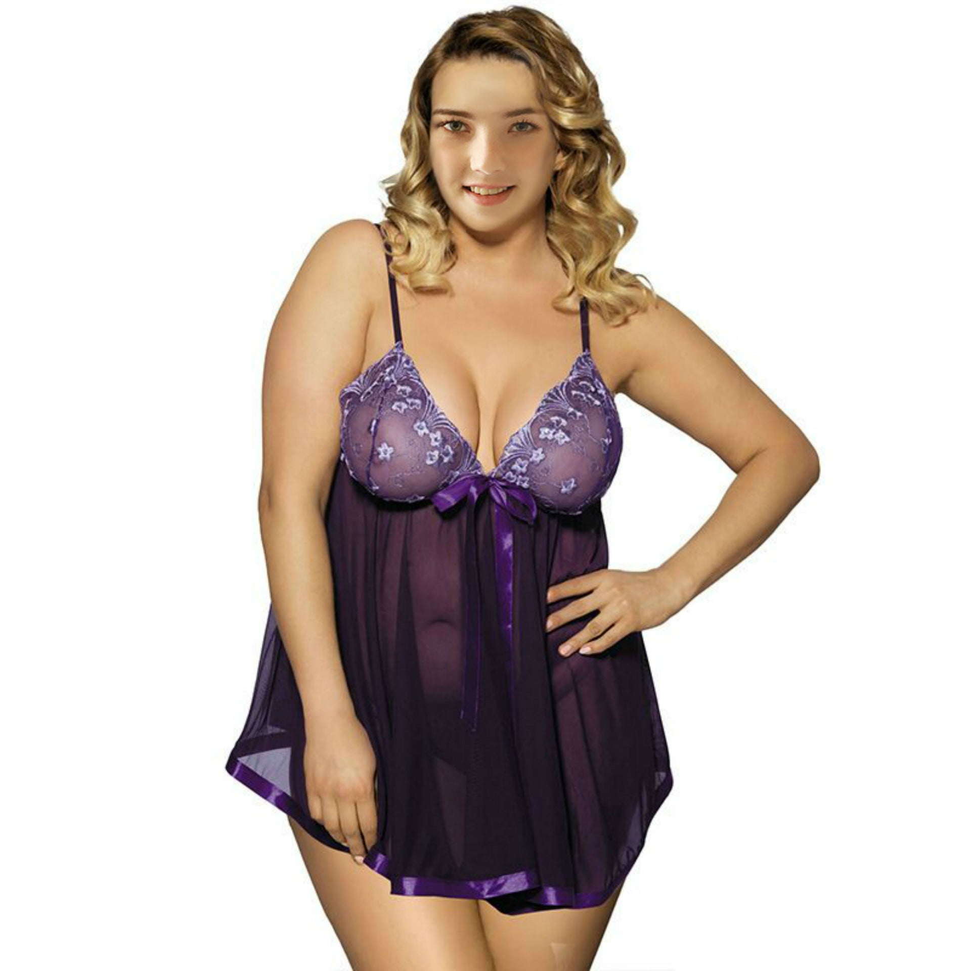 Lace Babydoll Nightgown for Romantic Comfort and Charm