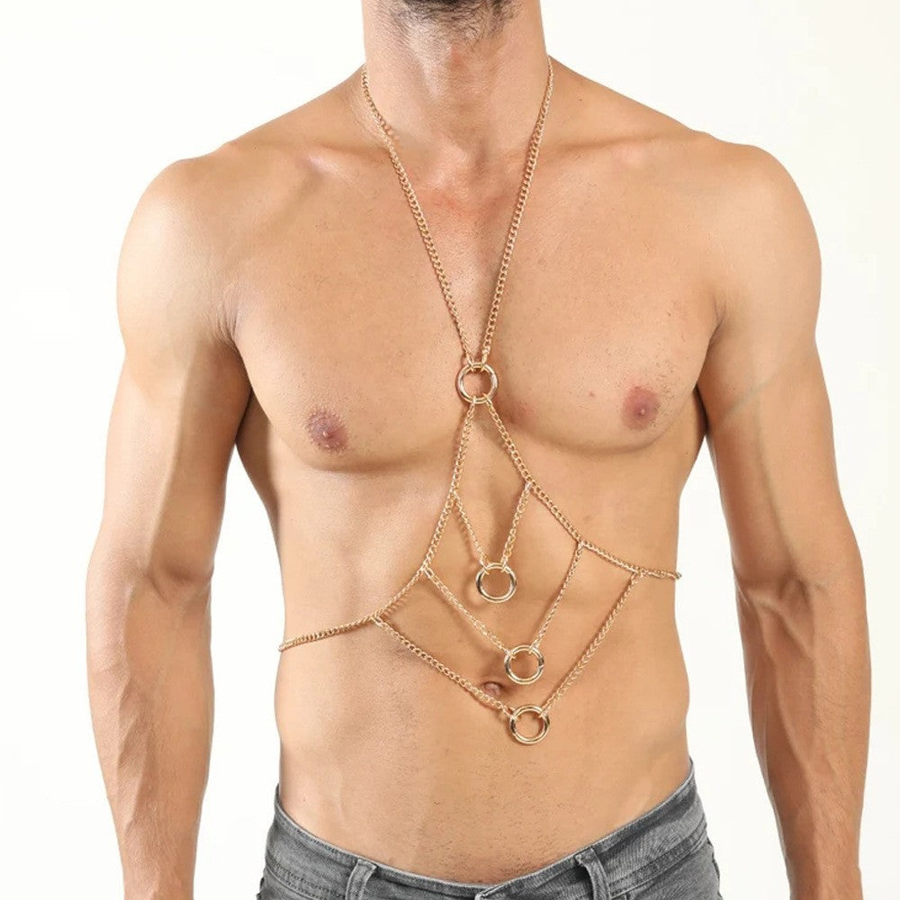 Hollow Body Chain Bondage Harness