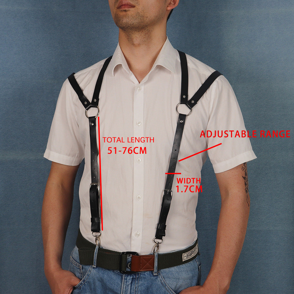 Adjustable British Casual Shirt Suspenders