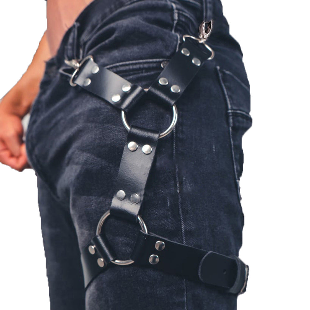 Leather Leg Ring Thigh Strap Garter