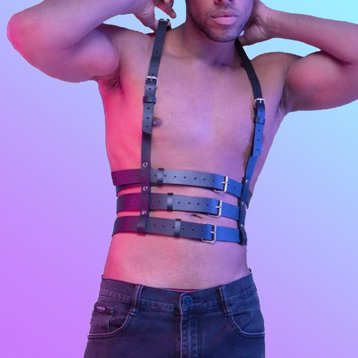 Three-Row Adjustable Bondage Clothing