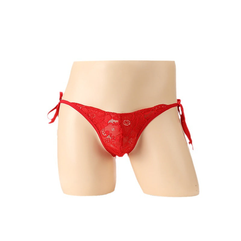 Transparent Lace Egg Ultra-Thin Triangle Thong