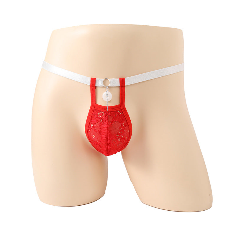 Lace Belt Safety Buckle T-Pants