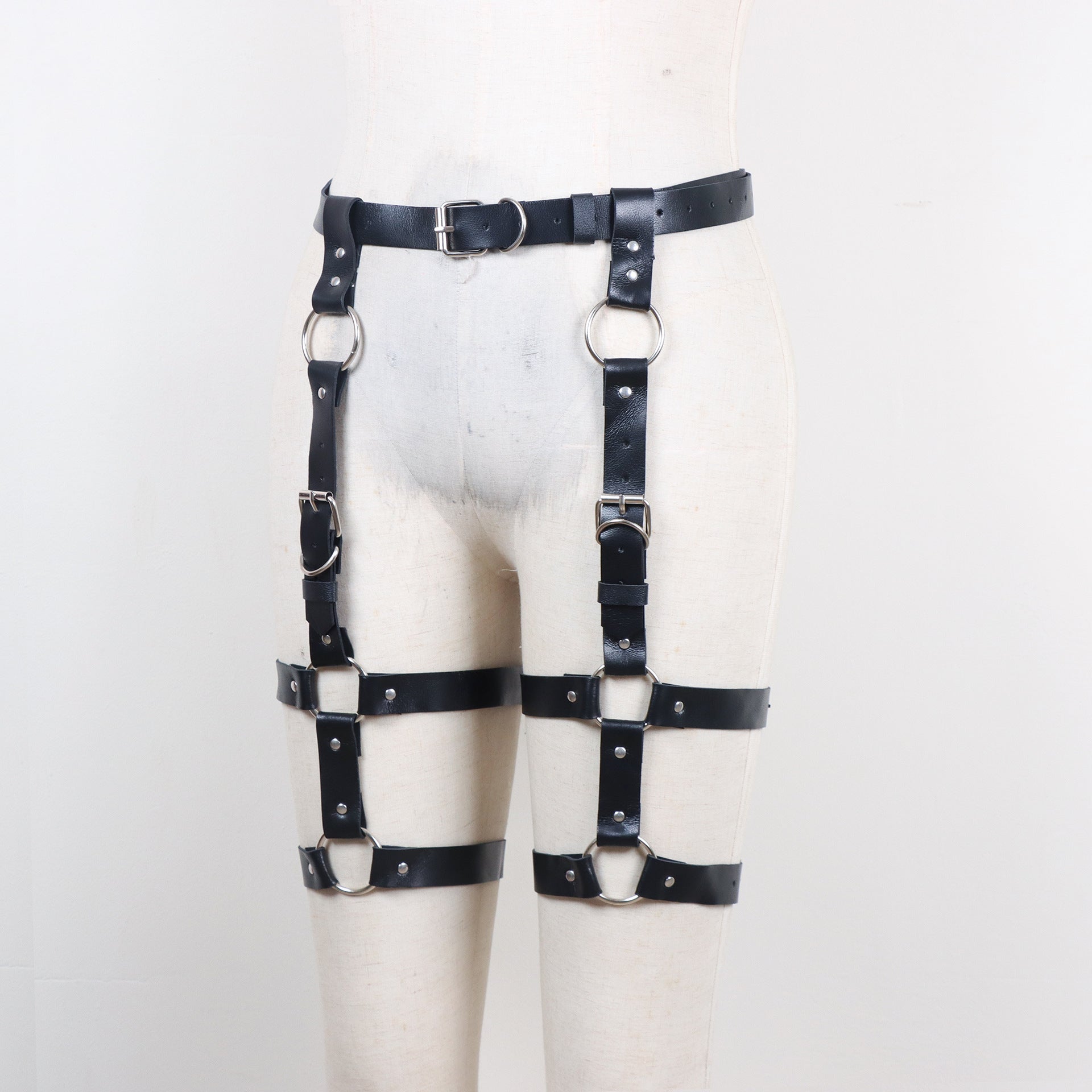 Men's Leather Underwear Costume Suit