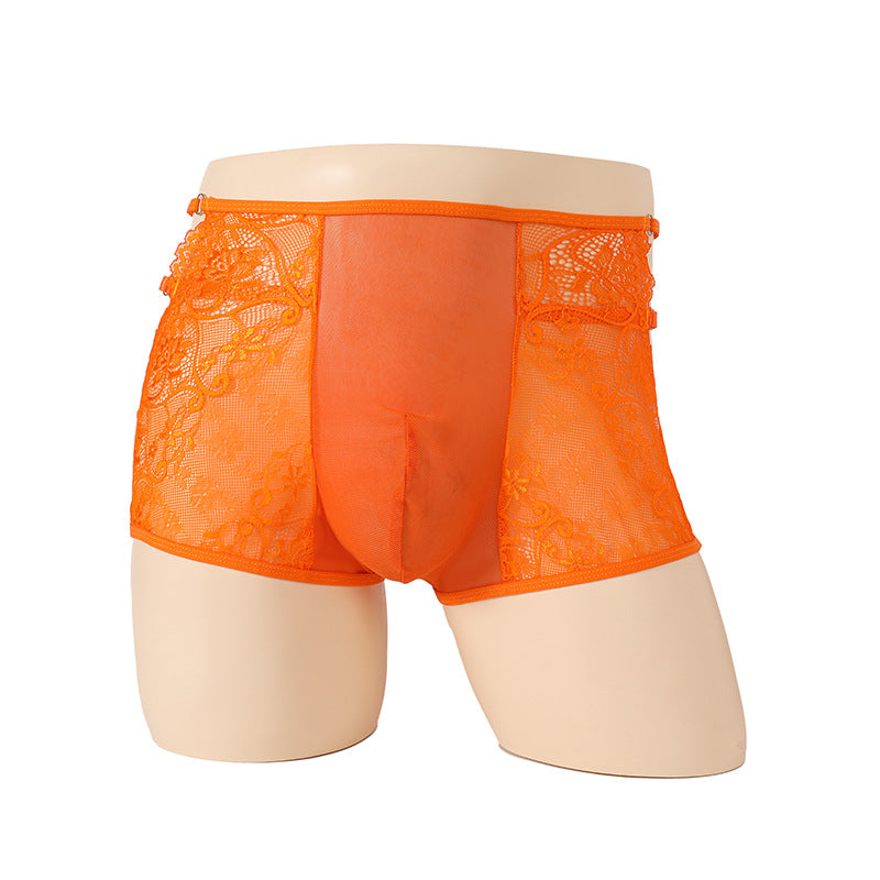 Transparent Lace Pouch Egg Ultra-Thin Boxers