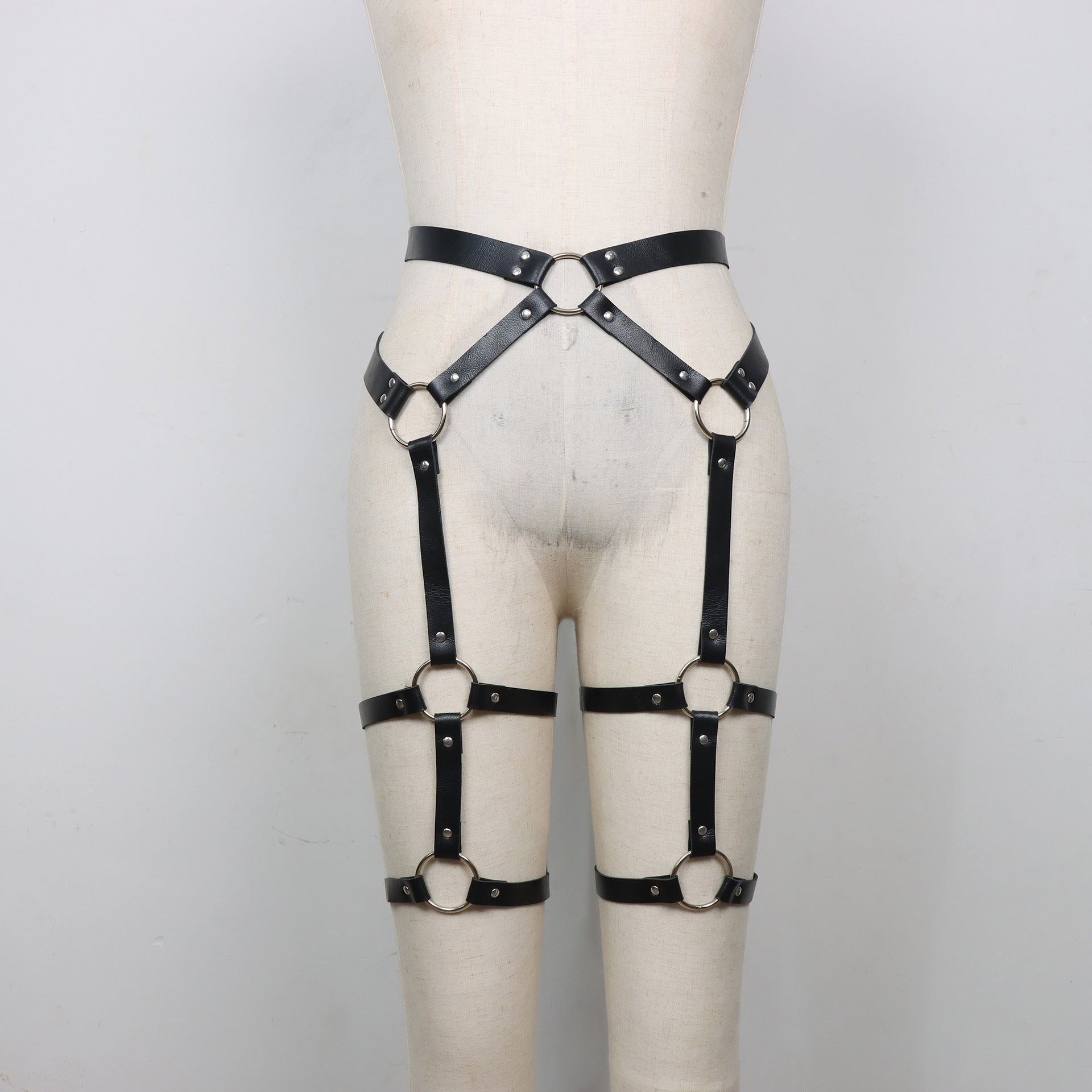 Men's Leather Underwear Costume Suit