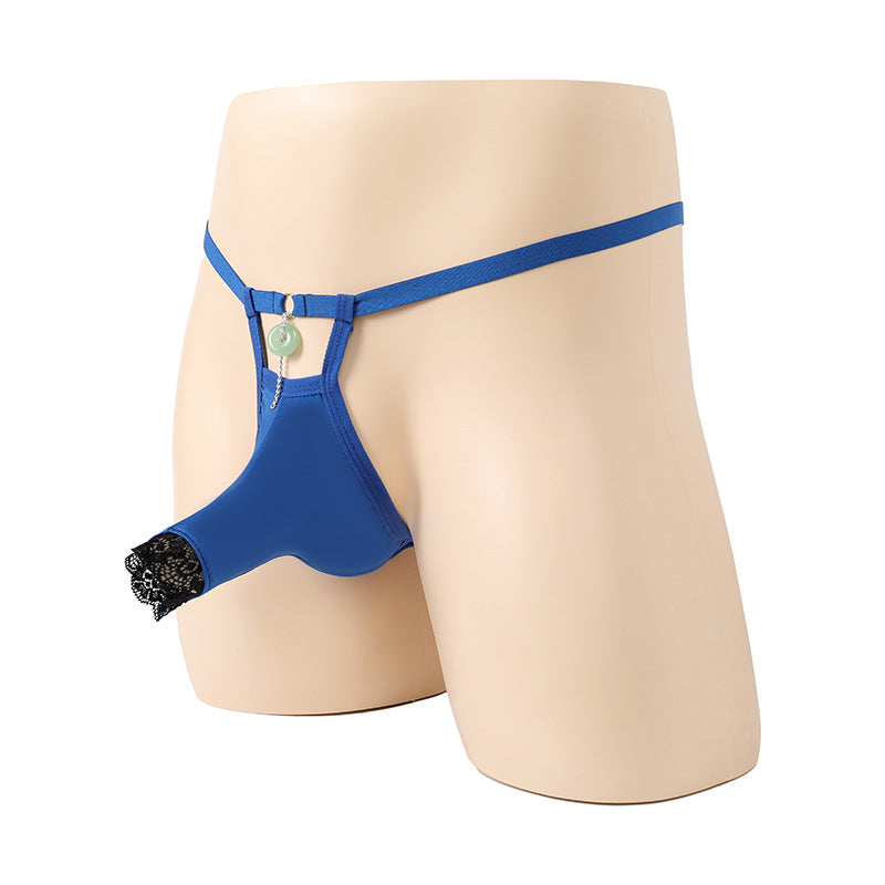Elastic Lace Safety Buckle Underwear