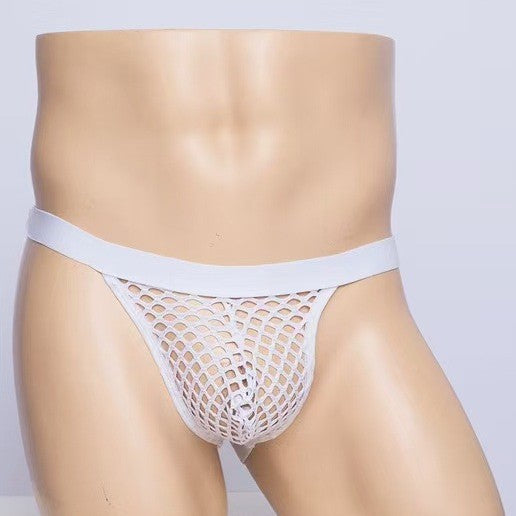 Reticulated Perspective Elastic Briefs