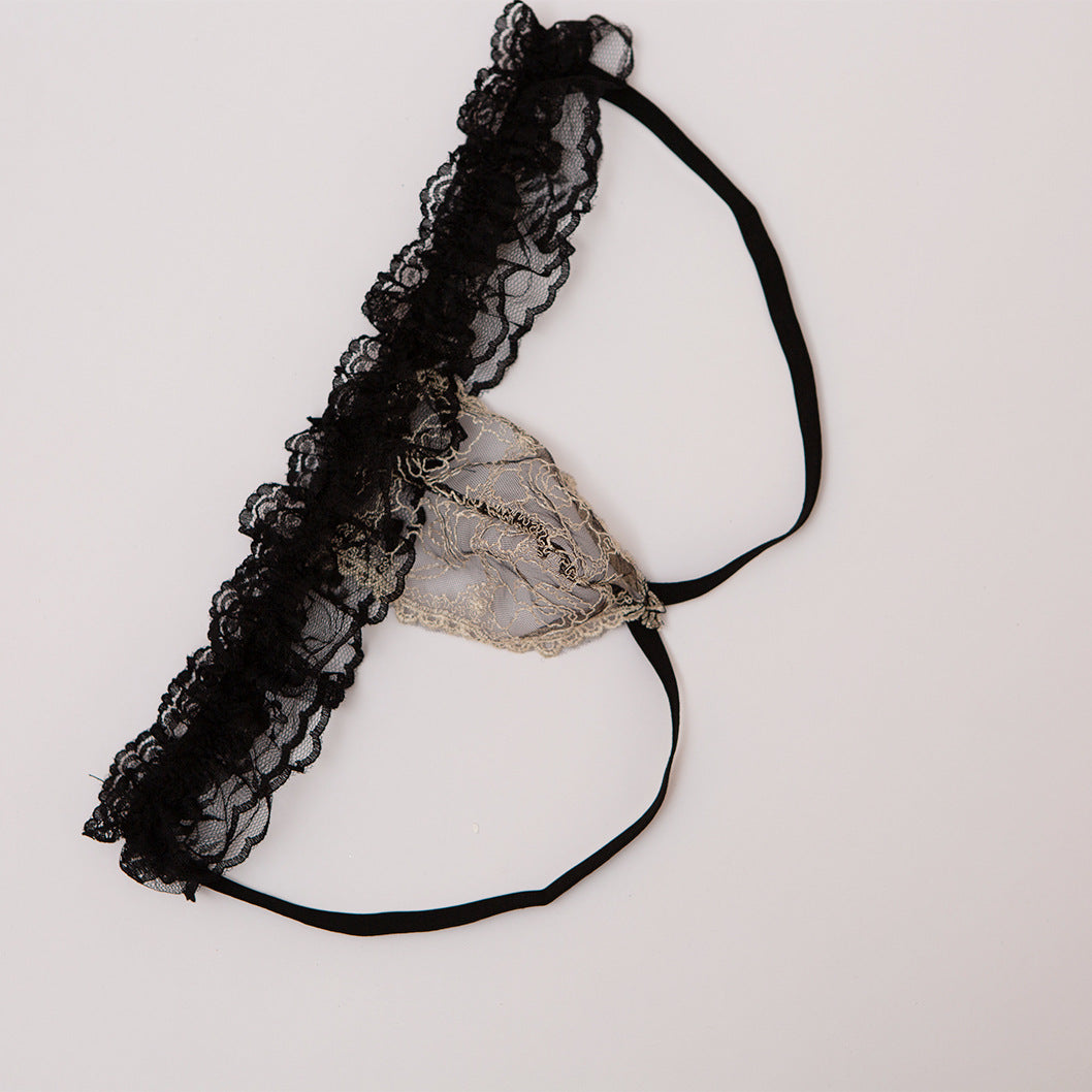 Transparent Lace T-Shaped Underwear