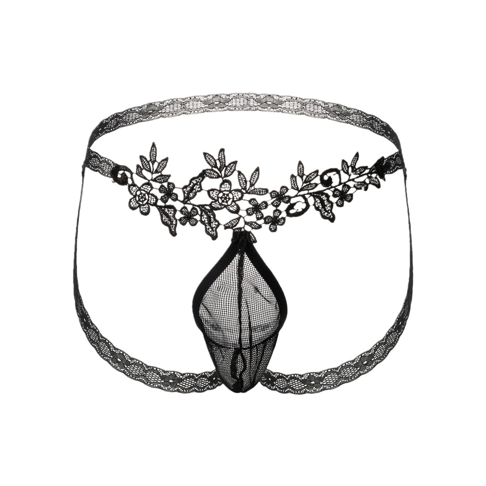 Mesh Flirting Lace T-Shaped Underwear