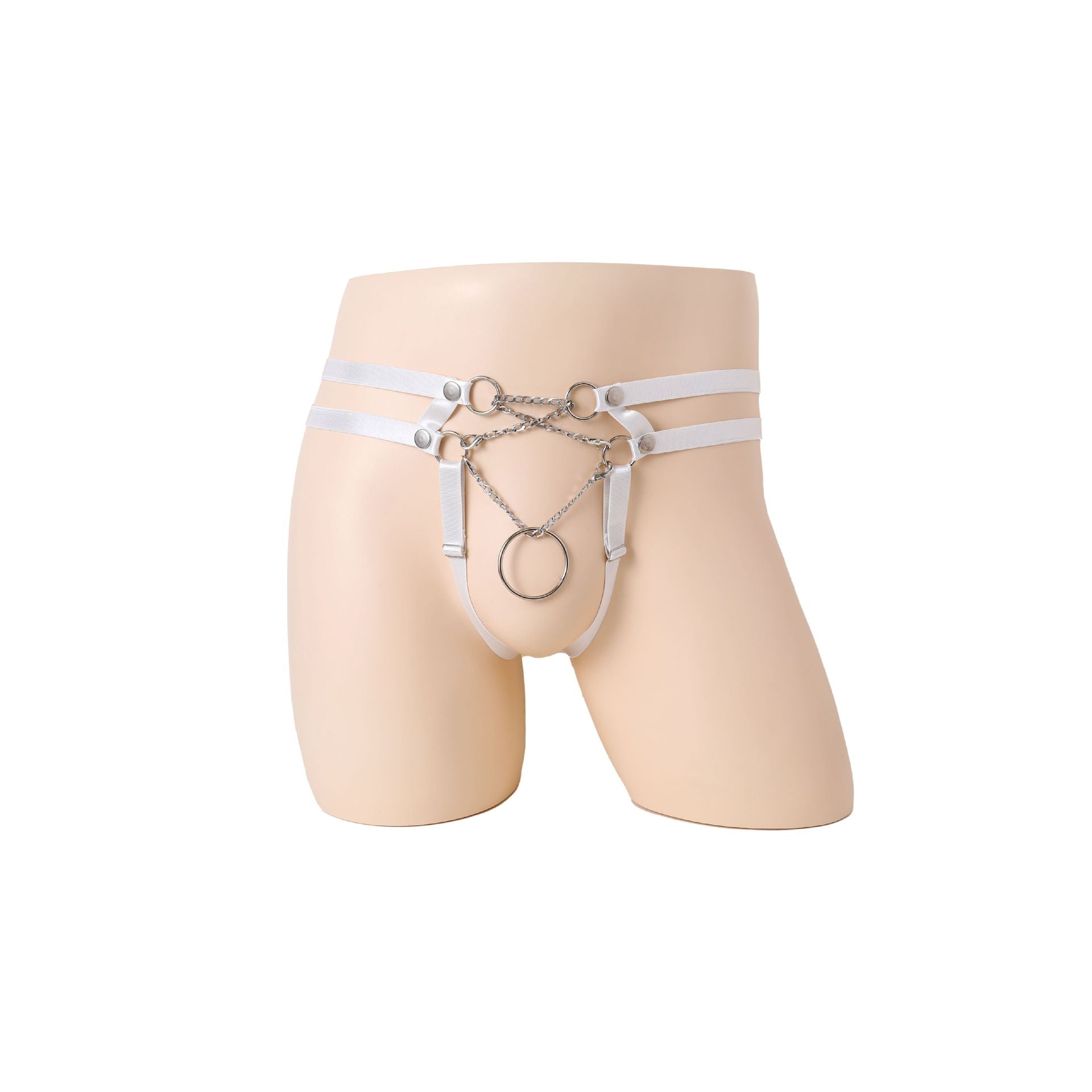 Hollow Suspender Chain Exposed Thong