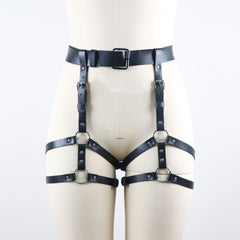Men's Leather Underwear Costume Suit