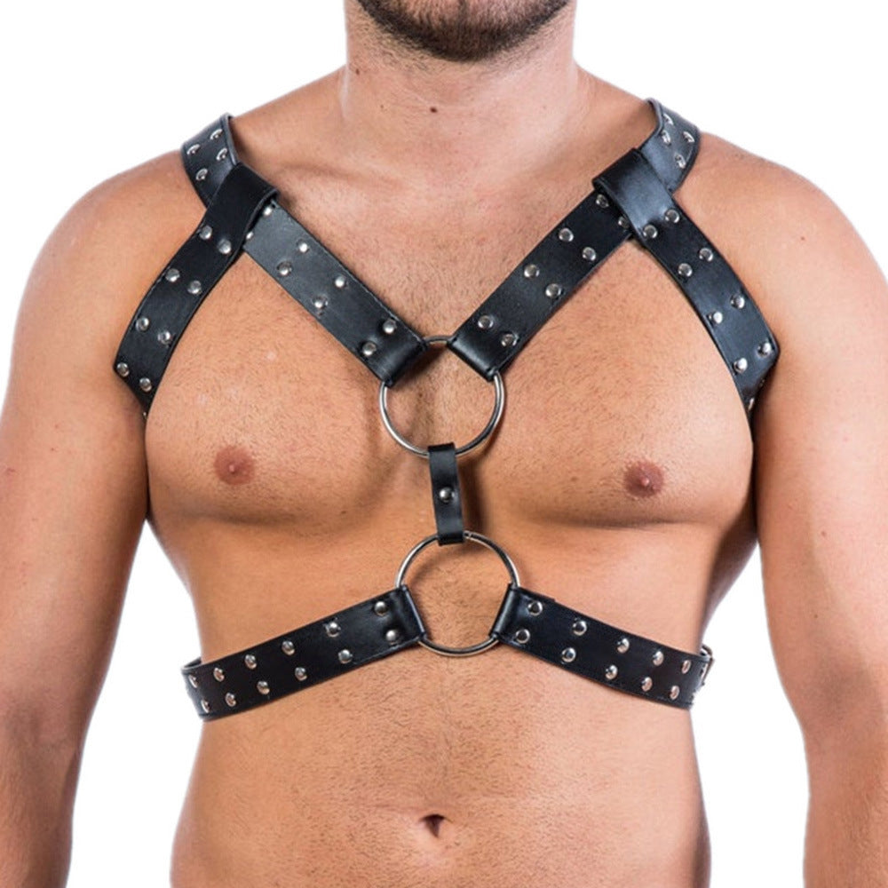 Personalized Leather Suspender Clips Straps