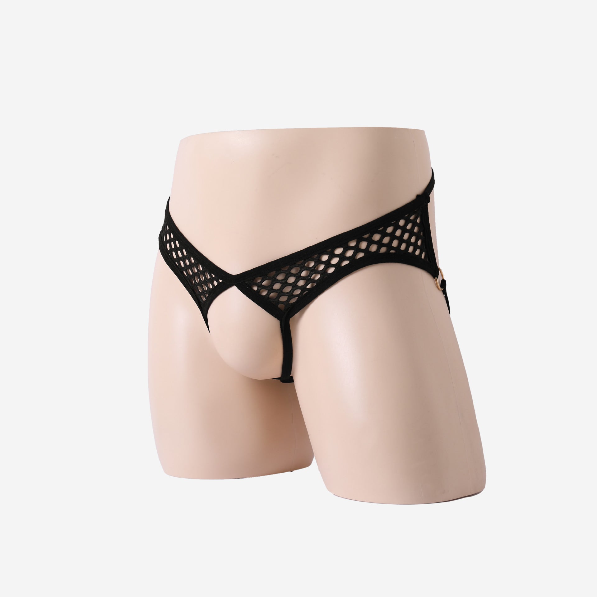 Mesh Hollow Free Bed Teasing Fishing Net Thong