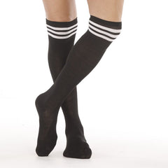 Three-Bar Football Stripe Stocking