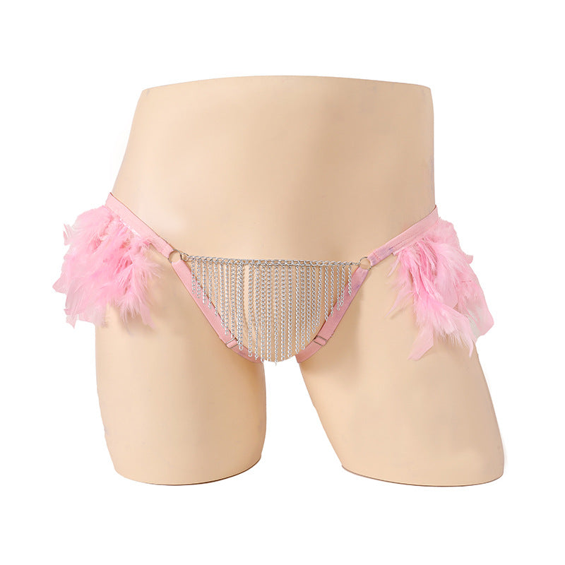 Plush Chain Temptation Thong