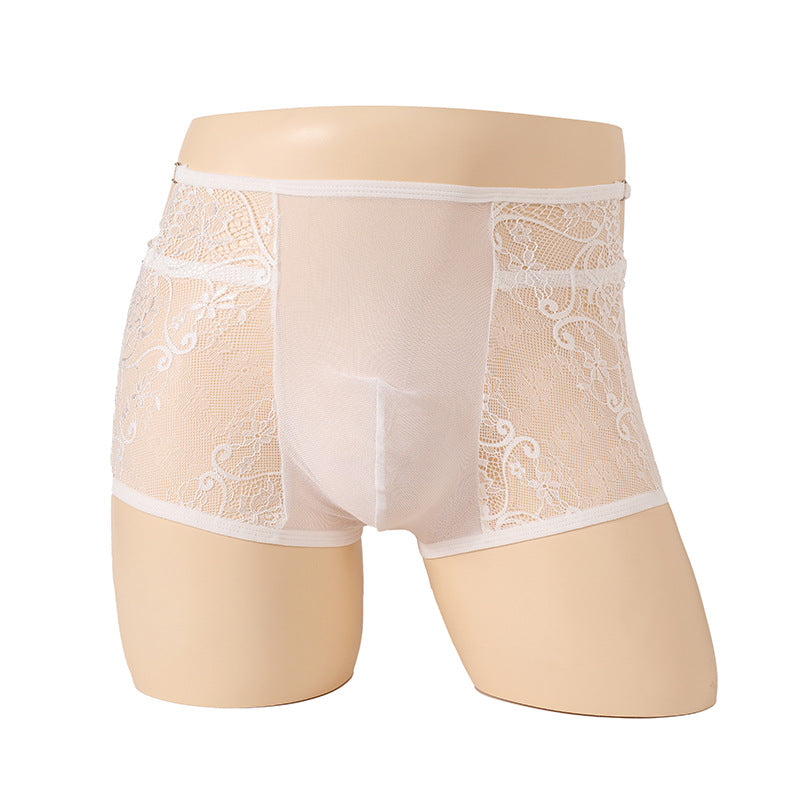 Transparent Lace Pouch Egg Ultra-Thin Boxers