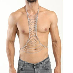 Hollow Body Chain Bondage Harness