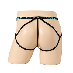 Suspender Elastic Pocket Transparent Boxers
