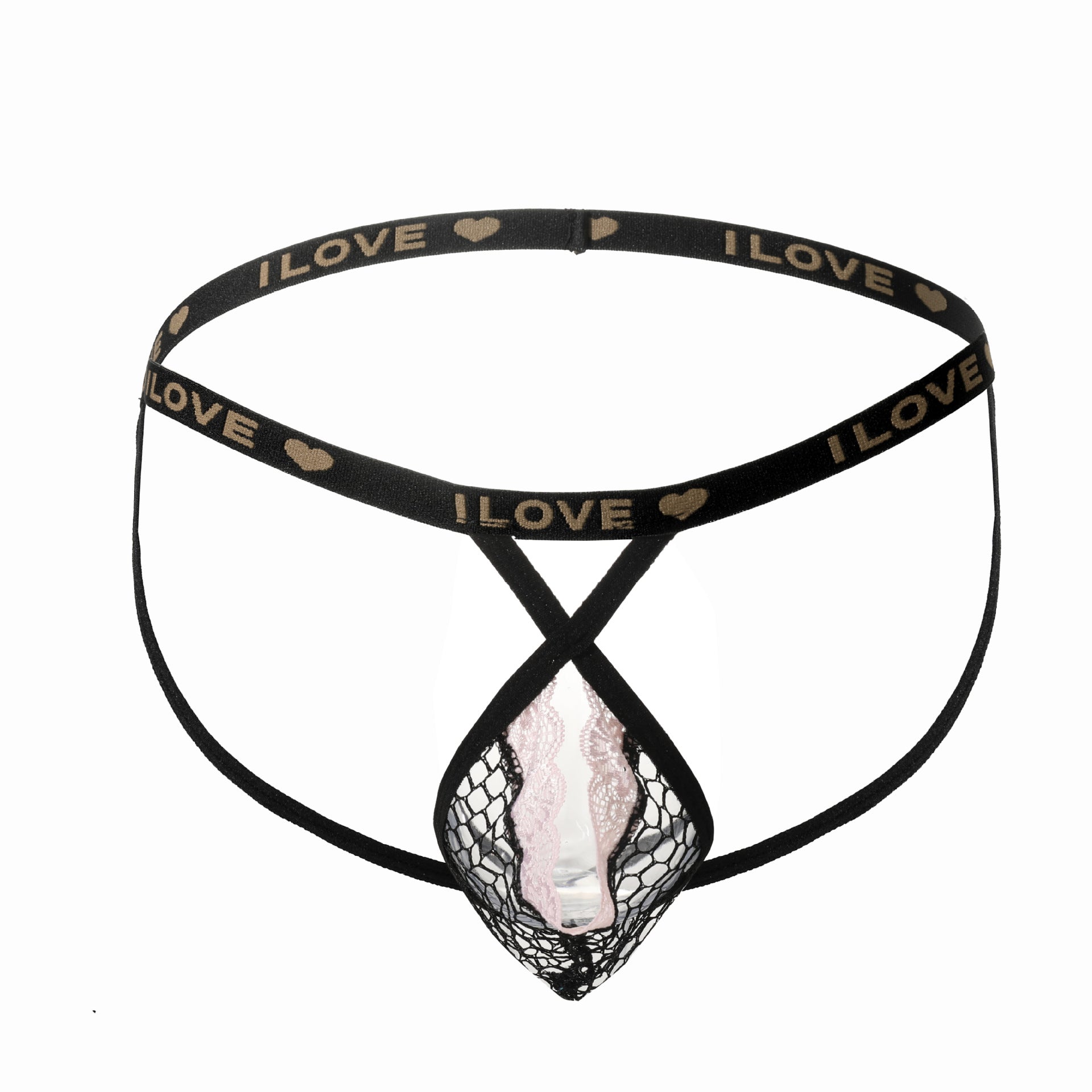 Mesh Hole Passion Strap Seduction Underwear
