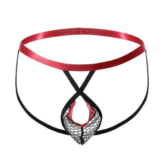 Mesh Hole Passion Strap Seduction Underwear
