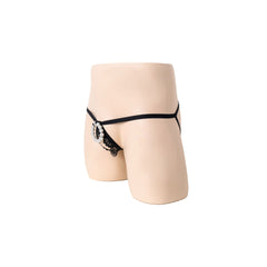 Bead Chain Pearl Hollow Perspective Underwear