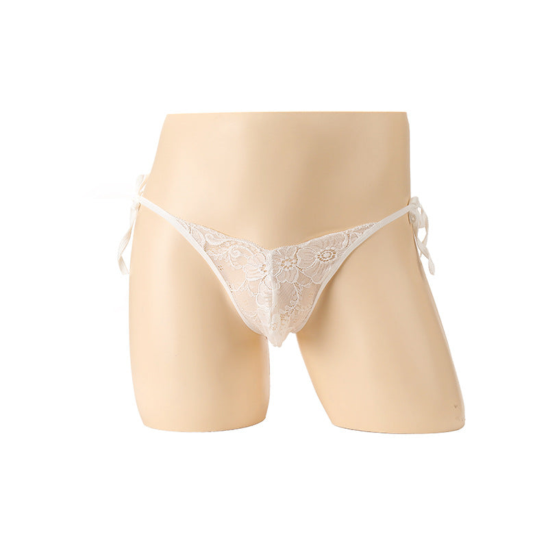 Transparent Lace Egg Ultra-Thin Triangle Thong