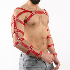 Leather Arm Shoulder Performance Straps