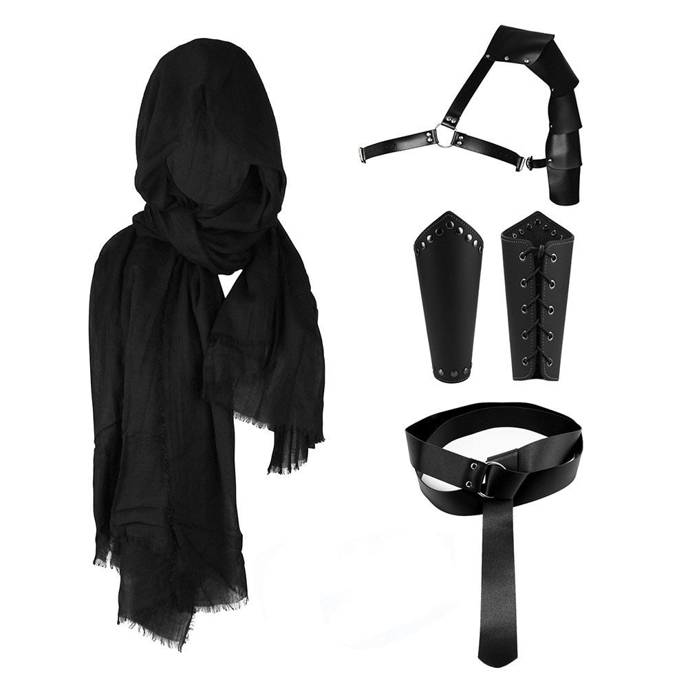 Bundled Leather Bondage Straps