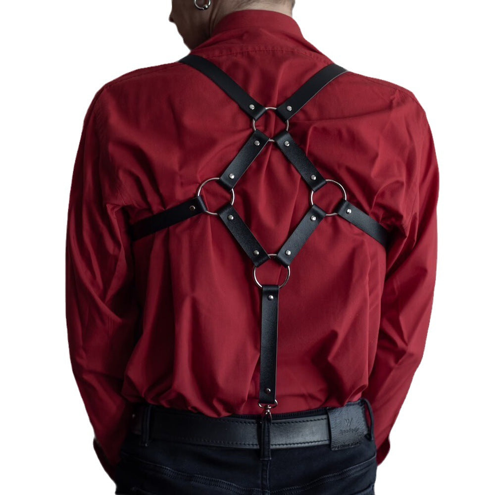 Punk Leather Hanging Shoulder Belt